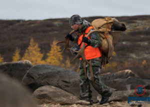 Joey packing out his kill